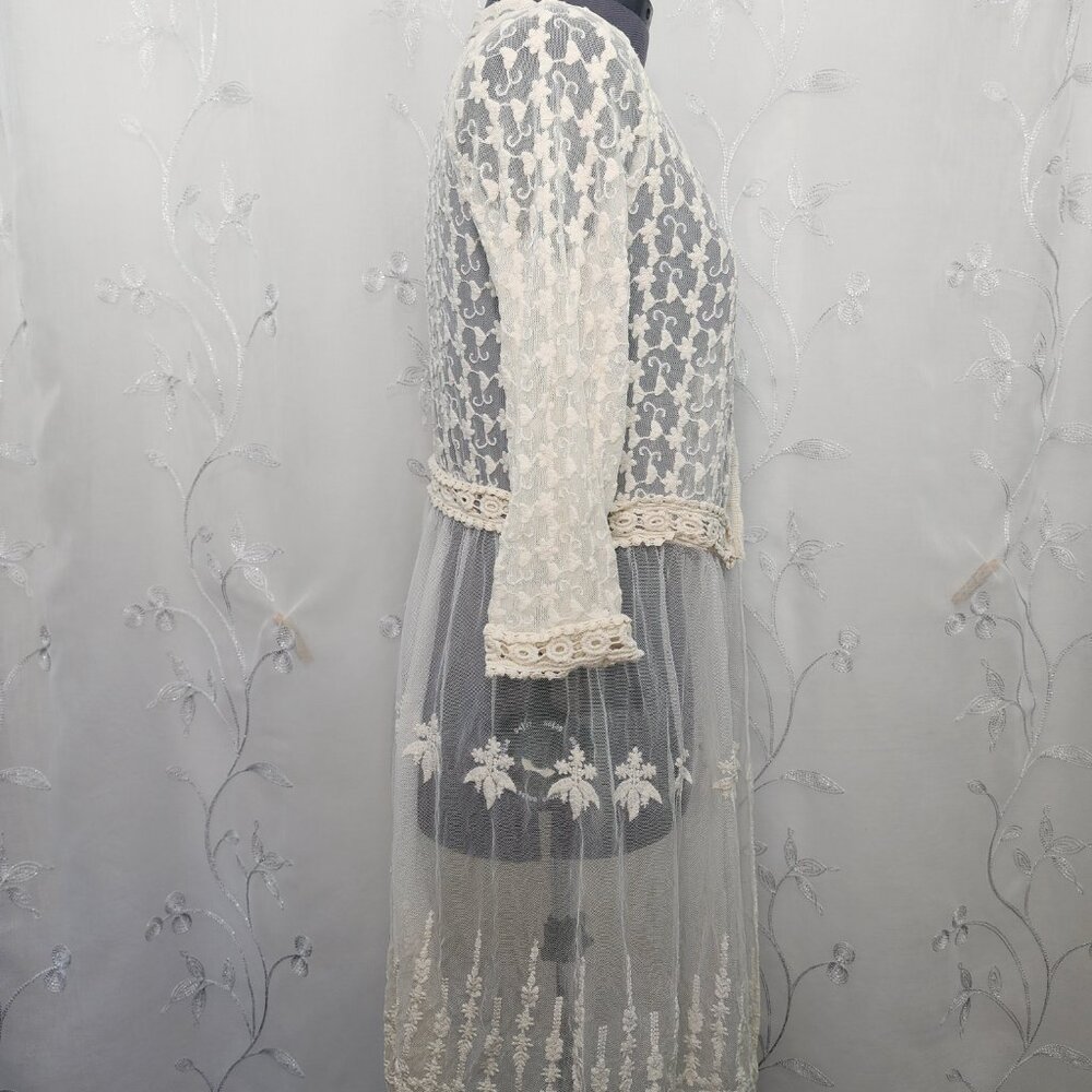 Lace, Open Front, Cardigan/Cover-up - Picture 5 of 8